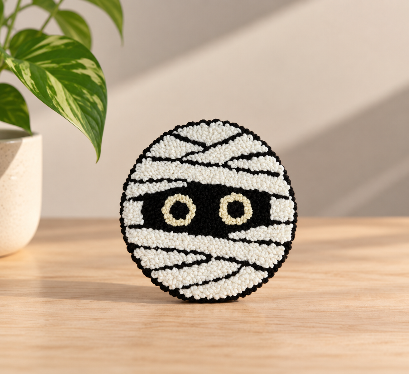 Mummy Rug Mug Coaster