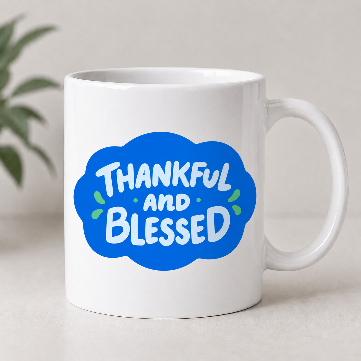 Thankful and Blessed Mug