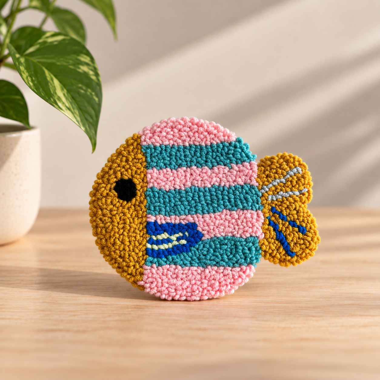 Fish Rug Mug Coaster