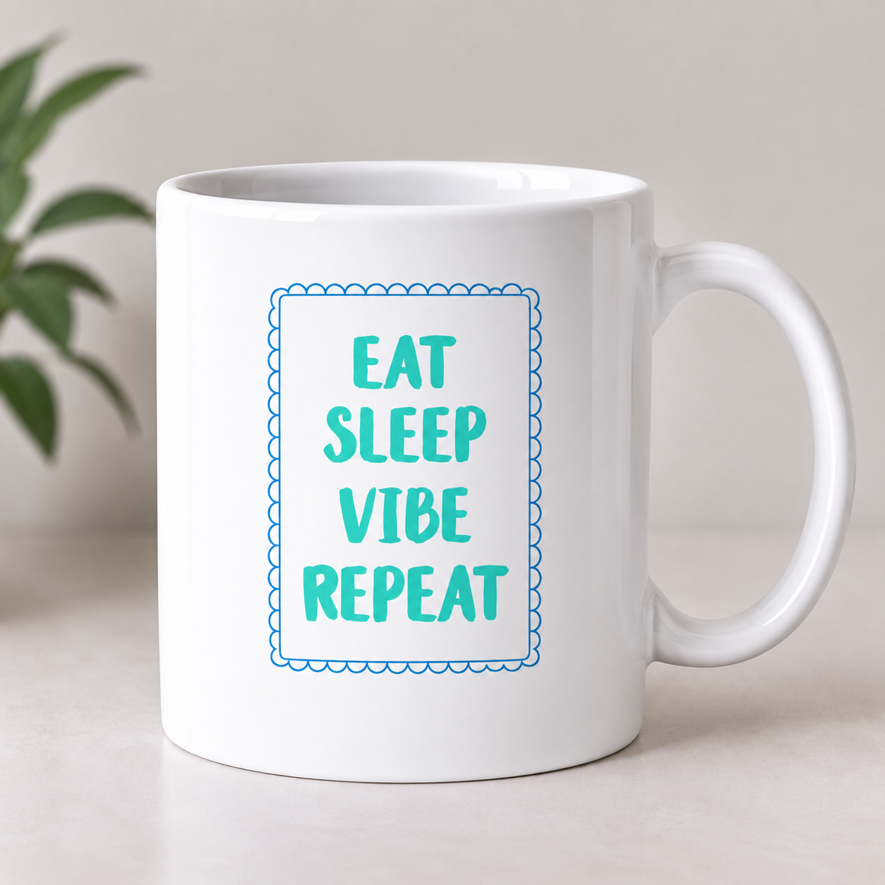 Eat Sleep Vibe Repeat Mug