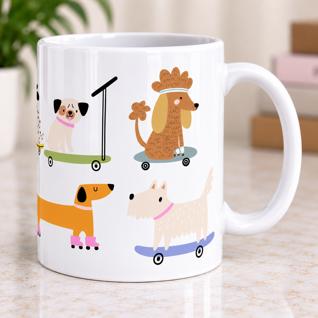 Paws and Roll Mug