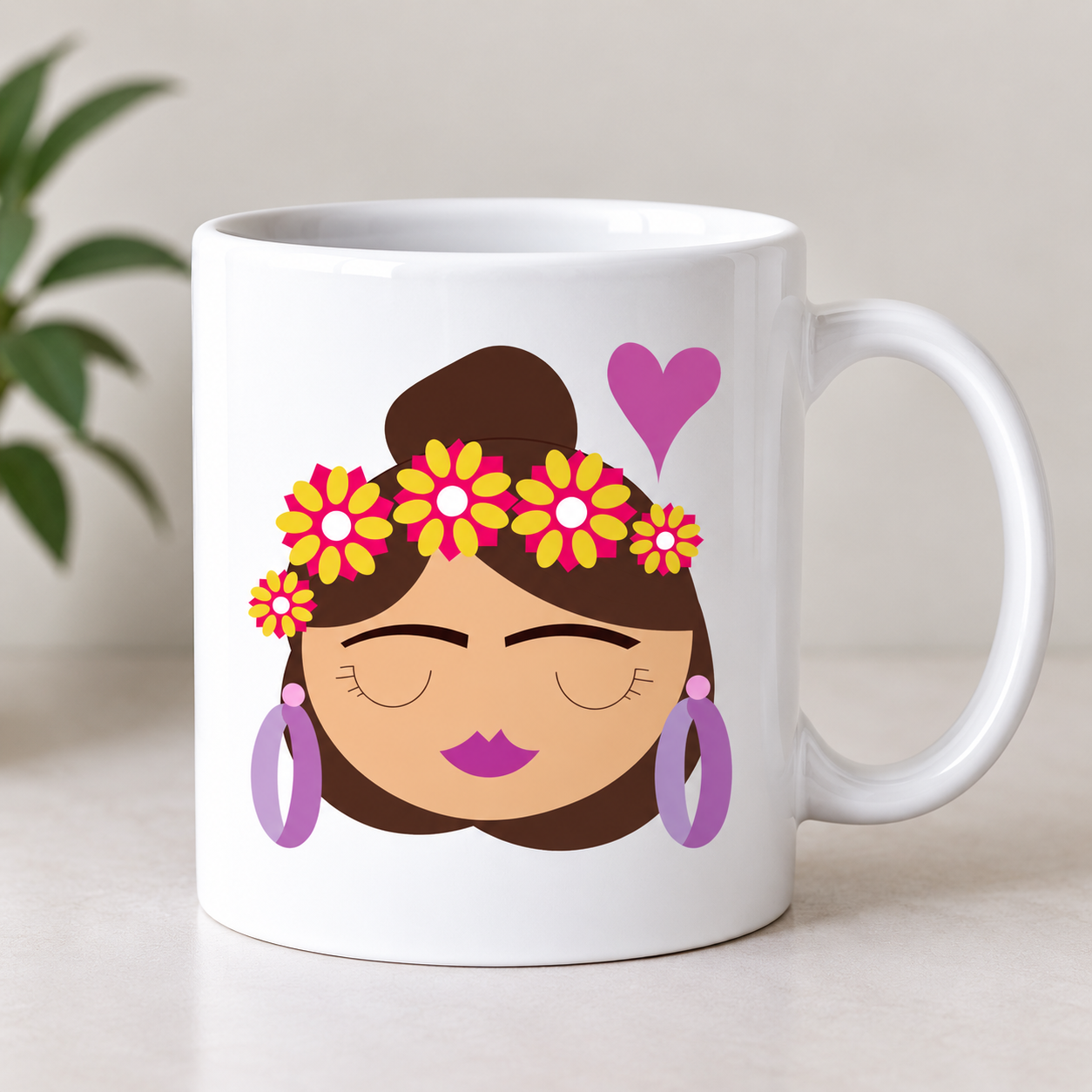 Peace in Bloom Mug