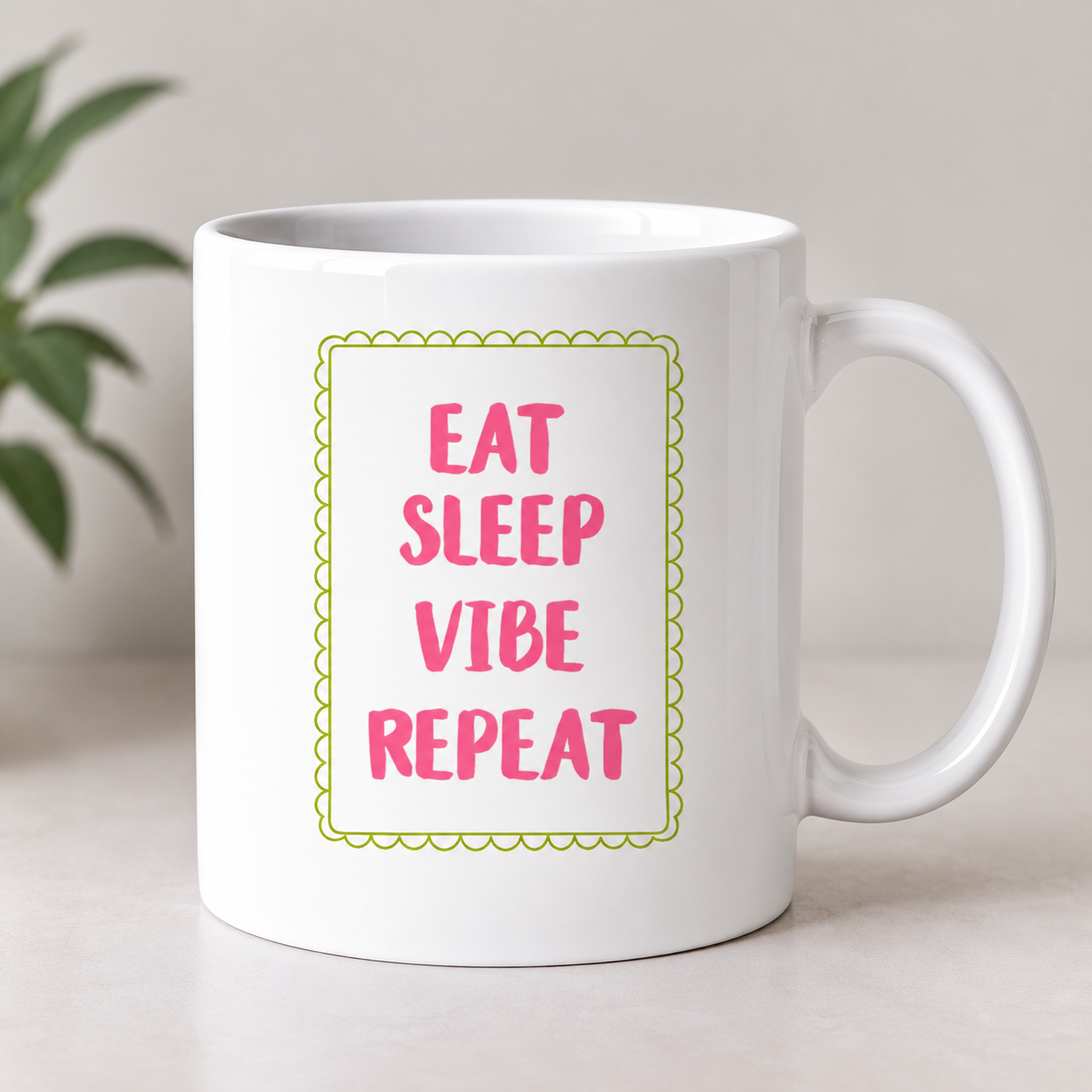 Eat Sleep Vibe Repeat Mug