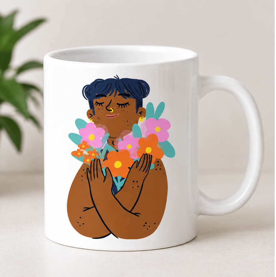 Stop & Smell the Flowers Mug