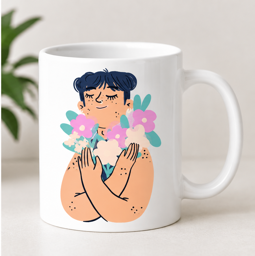 Stop & Smell the Flowers Mug